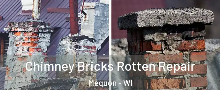  Chimney Bricks Rotten Repair Mequon - WI