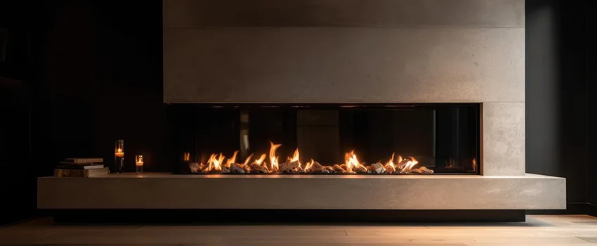 Gas Fireplace Ember Bed Design Services in Mequon, Wisconsin
