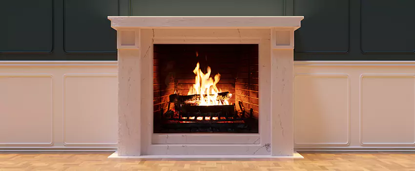 Open Flame Wood-Burning Fireplace Installation Services in Mequon, Wisconsin