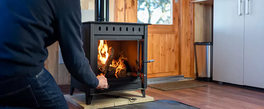 Open Hearth Wood Fireplace Installation in Mequon, WI